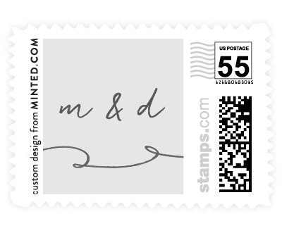 'Boutique (B)' wedding stamp