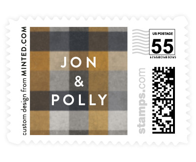 'Adventure Awaits' wedding stamp