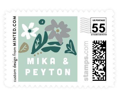 'Stringed' postage stamps