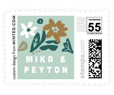 'Stringed (B)' wedding stamps