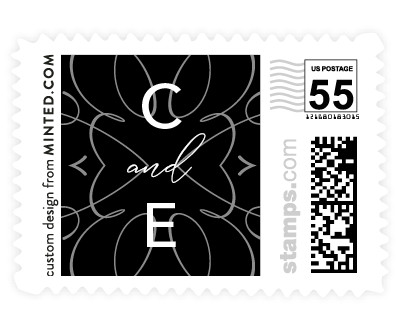 'Typographic Wedding (B)' stamp