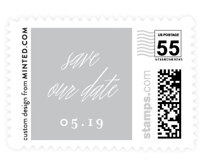 'Scripted (C)' postage stamp