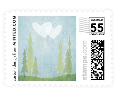 'In The Woods (B)' postage stamps