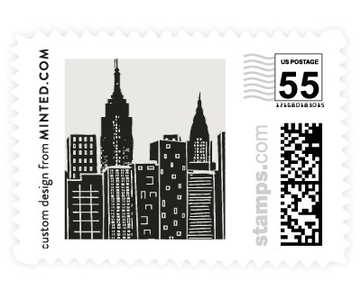 'Big City - New York City' wedding stamps