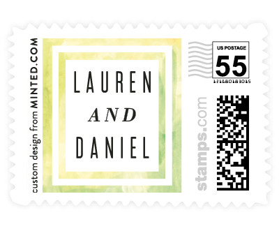 'Abstract Art (E)' stamp design