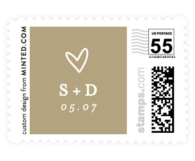'Oh My Heart' postage stamps