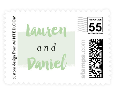 'Watercolor Lettering (E)' postage stamps