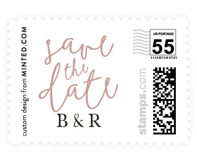 'Boho Love (B)' postage stamp