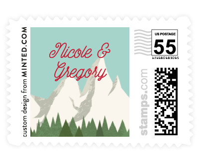 'Travel With Us' wedding stamps