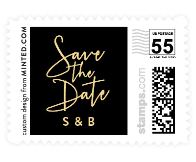 'Stylish Script (C)' postage stamp