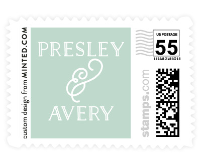 'All The Details (D)' wedding postage