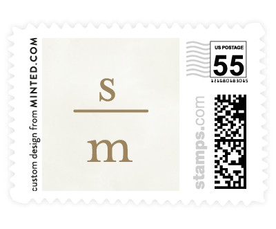 'Can't Wait' wedding postage