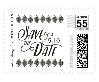 'Wyoming (B)' wedding stamps