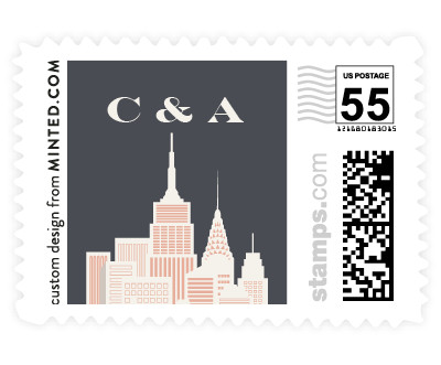 'Amalfi - New York City (F)' stamp design