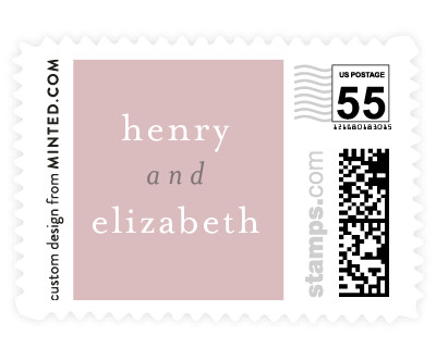 'Frame Up (C)' wedding postage