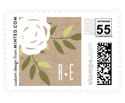 'Blushing' postage stamp
