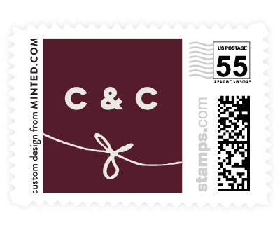 'Knotted (C)' wedding stamp