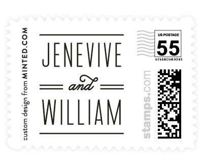 'Editor' wedding stamps