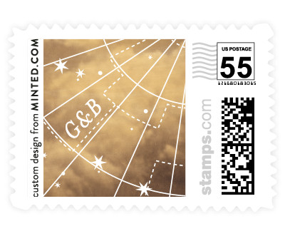 'Written In The Stars (B)' stamp design