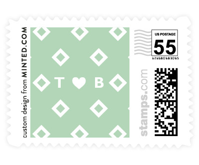 'A Modern Love (C)' postage stamp