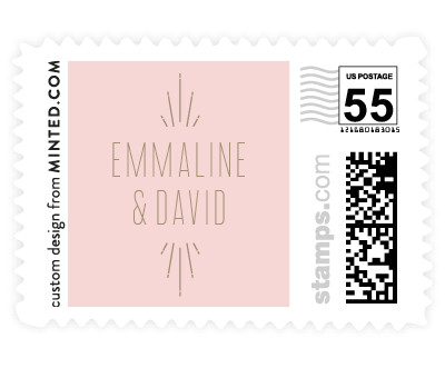 'Radiant (D)' stamp design