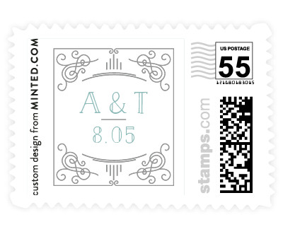 'Modern Deco (D)' postage stamp