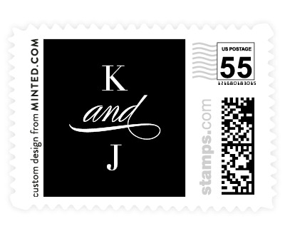 'Filigree (D)' wedding stamps