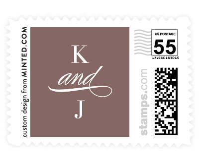 'Filigree (E)' postage