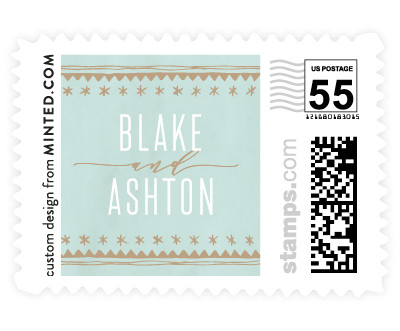 'Boho Glam (B)' postage
