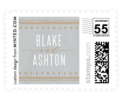 'Boho Glam (F)' wedding postage