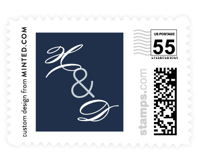 'Elegantly Lined (C)' stamp design
