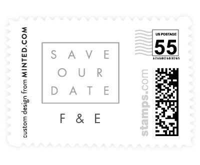 'Until The End Of Time (B)' wedding stamps