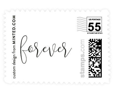 'Forever Love' wedding stamp
