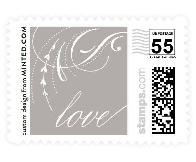 'Delicate Swashes' postage stamp