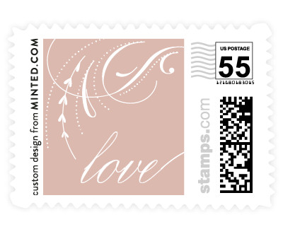 'Delicate Swashes (B)' stamp
