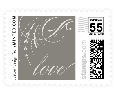 'Delicate Swashes (F)' stamp design