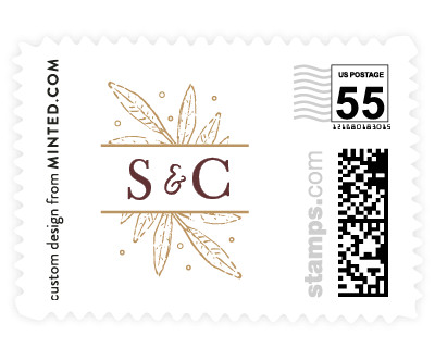 'Soft Script (E)' stamp design
