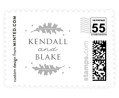 'Fall Foliage (E)' wedding stamps