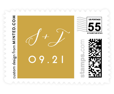 'Shiny Love' postage stamps