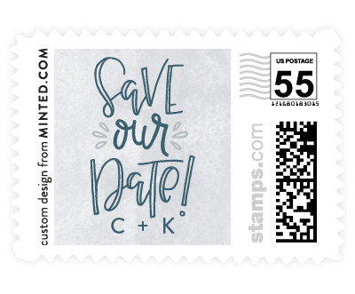 'Stacked Save Our Date (E)' postage stamps