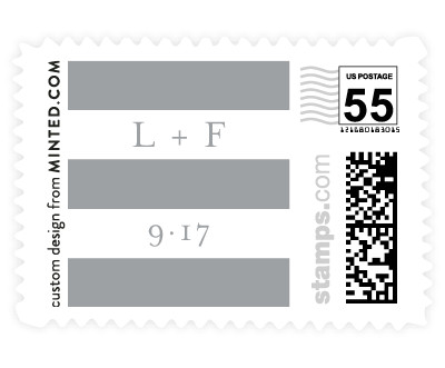 'Middle Ground (E)' wedding postage