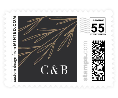 'Gilded Crest (H)' wedding stamps