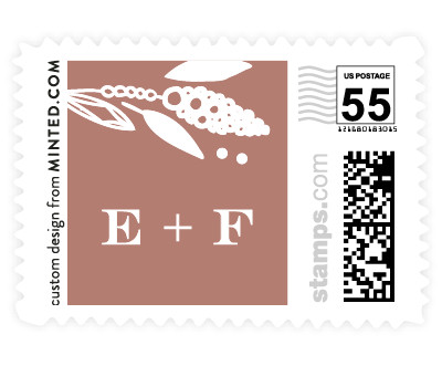 'Gilded Crown (E)' wedding stamp