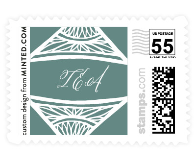 'Deco Corners (C)' stamp design