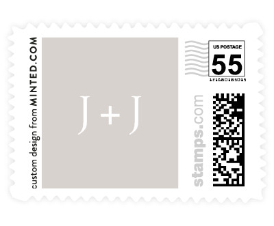 'Barn Wood (E)' wedding stamp