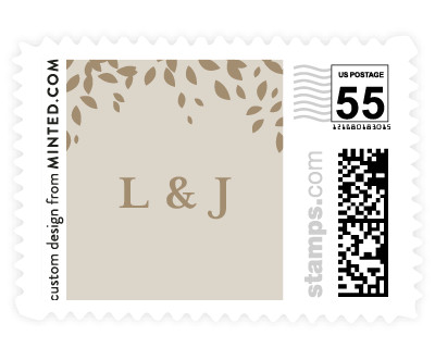 'Cascading Corners (C)' wedding stamps