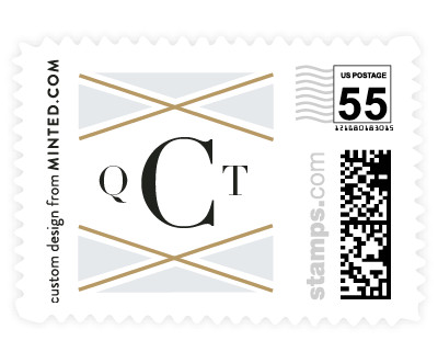 'Modern Ribbon' stamp design