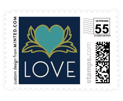 'Ornate Deco' postage stamp