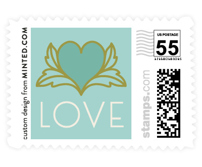 'Ornate Deco (F)' stamp design