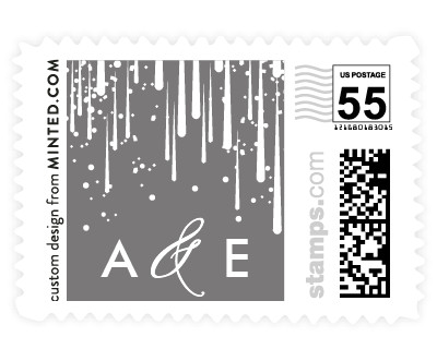 'Sparkle + Shine (E)' stamp design